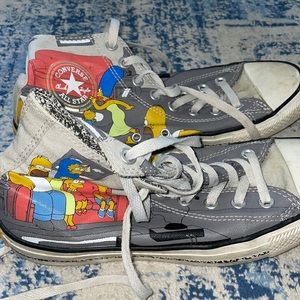 RARE converse all star simpsons sneakers